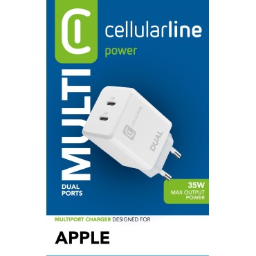 CELLULARLINE PD 35W DUAL PORT APPLE ŞARJ ADAPTÖRÜ