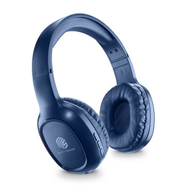 CELLULARLINE MUSIC SOUND KAFA ÜSTÜ BLUE KULAKLIK