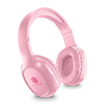 CELLULARLINE/ MUSIC SOUND PINK KAFA ÜSTÜ KULAKLIK