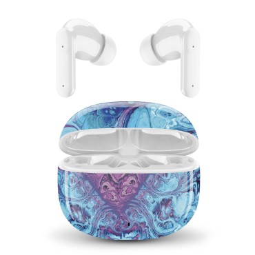 MUSIC SOUND FANCY TWS SİLİKON KULAKLIK MAVİ DALGALAR