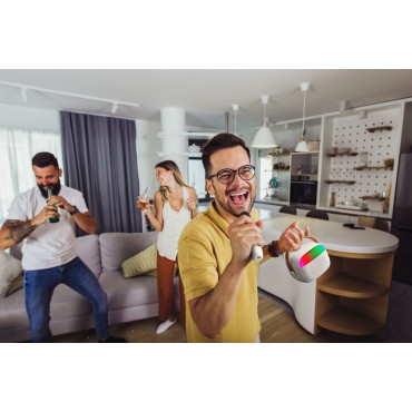 HOPARLÖR BT KARAOKE MİNİ BEYAZ