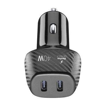 CELLULARLINE 40W ARAÇ ŞARJI 2 PORT ( 20W+20W) SiYAH