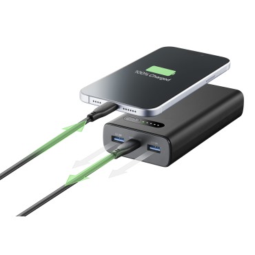 CELLULARLINE PD 20W HIZLI ŞARJ 20.000 MAH POWERBANK SİYAH