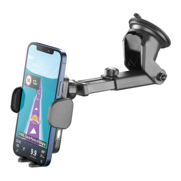 CELLULARLINE HUG DUAL PRO ÇİFT SABİTLEME SİSTEMLİ 15W KABLOSUZ ARAÇ TELEFON TUTUCU