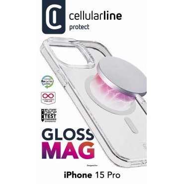 CELLULARLINE IPHONE 15 PRO GLOSS MAGSAFE ŞEFFAF KILIF