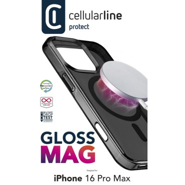 CELLULARLINE IPHONE 16 PRO MAX GLOSS MAGSAFE SIYAH KILIF