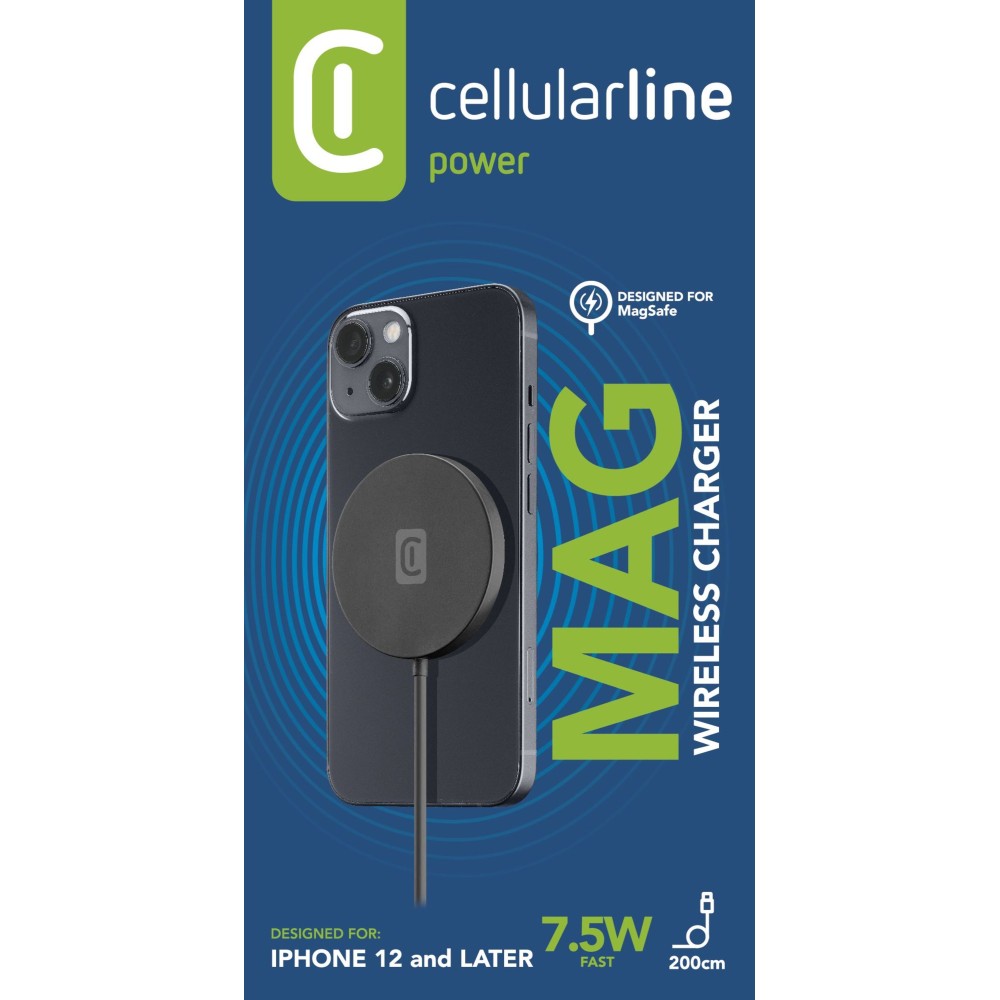 CELLULARLINE MAGSAFE KABLOSUZ ŞARJ STANDI SİYAH
