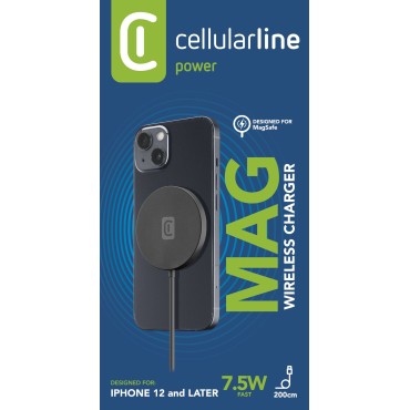 CELLULARLINE MAGSAFE KABLOSUZ ŞARJ STANDI SİYAH