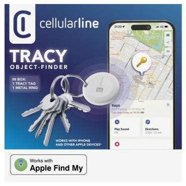 CELLULARLINE TRACY APPLE FIND MY TEKNOLOJiSiNE SAHiP TAKiP CiHAZI