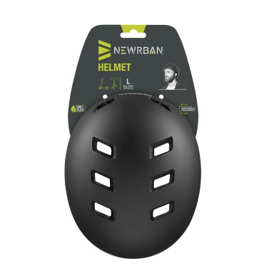 CELLULARLINE NEWRBAN SCOOTER/ BİSİKLET YETİŞKİN KASK SİYAH 