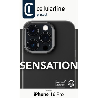 CELLULARLINE IPHONE 16 PRO SENSATION SIYAH KILIF