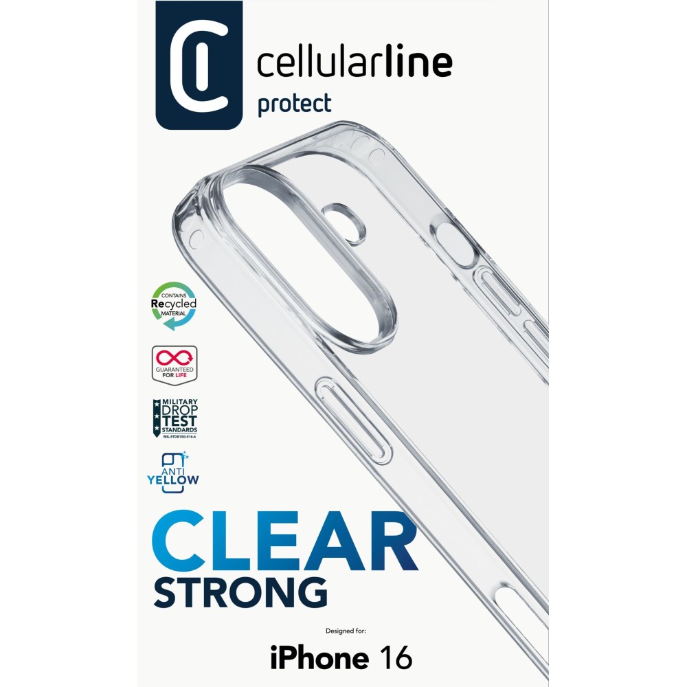 CELLULARLINE IPHONE 16 CLEARDUO ŞEFFAF KILIF