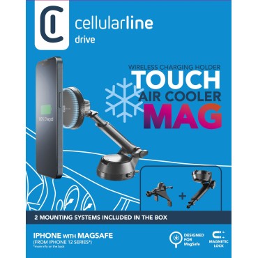 CELLULARLINE TOUCH AIR COOLER SOĞUTMA ÖZELLİKLİ ÇİFT SABİTLEME SİSTEMLİ 15W KAB