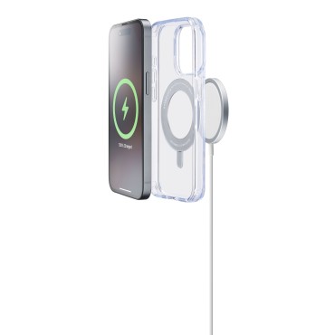 CELLULARLINE IPHONE 16 PRO MAX SPIN STAND VE YÜZÜK ÖZELLİKLİ MAGSAFE ŞEFFAF KILIF