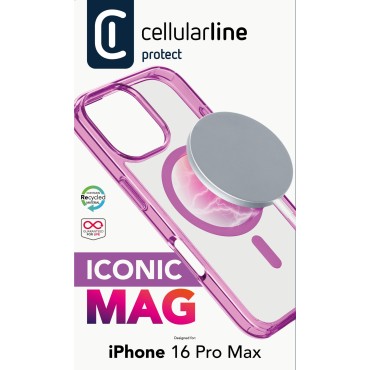 CELLULARLINE IPHONE 16 PRO MAX IKONIK MAGSAFE PEMBE KILIF