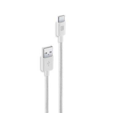 CELLULARLINE 150 CM USB TO USB-C DAYANIKLI ORG0 DATA KABLOSU-BEYAZ