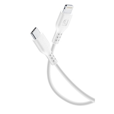 Cellularline Kablo Usb-C - Apple Lightning 200 cm-Beyaz