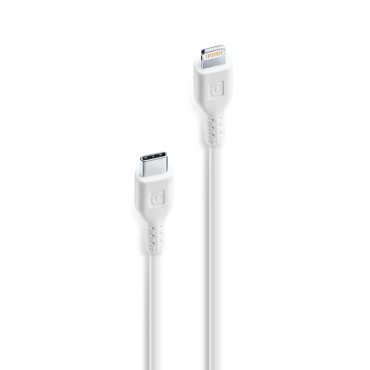 Cellularline USB-C to Lightning Kablo 60 cm Beyaz