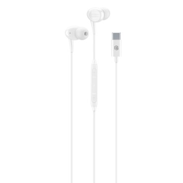 MUSIC SOUND TYPE-C SiLiKONLU KABLOLU KULAKLIK BEYAZ