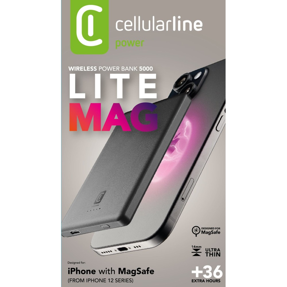 CELLULARLINE MAGSAFE 5000 MAH POWERBANK