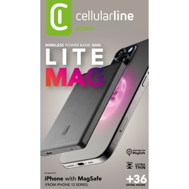 CELLULARLINE MAGSAFE 5000 MAH POWERBANK
