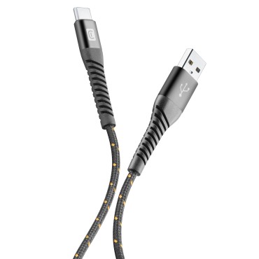 Cellularline Tetra Force 2m Type C Kablo Siyah