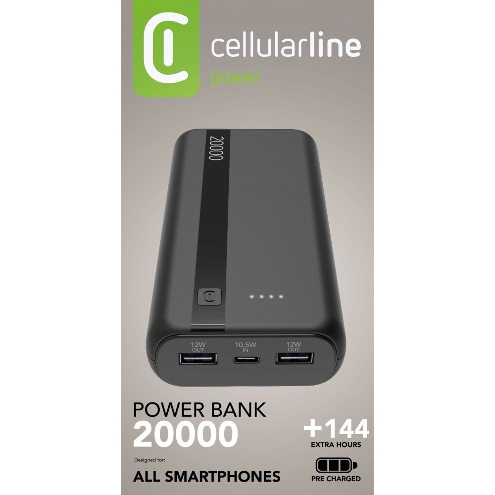 CELLULARLINE 20.000 MAH POWERBANK