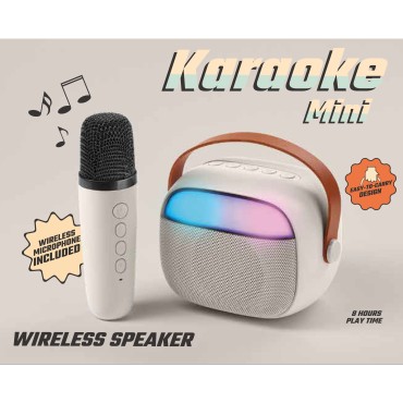 HOPARLÖR BT KARAOKE MİNİ BEYAZ