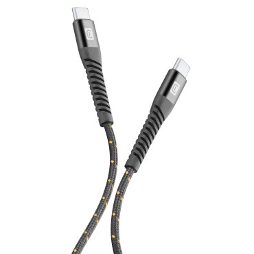 Cellularline Tetra Force Extreme Ultra Dayanıklı Kevlar Kablo USB-C TO USB-C