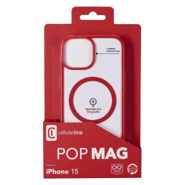 IPHONE 15 POP MAGSAFE KIRMIZI KILIF