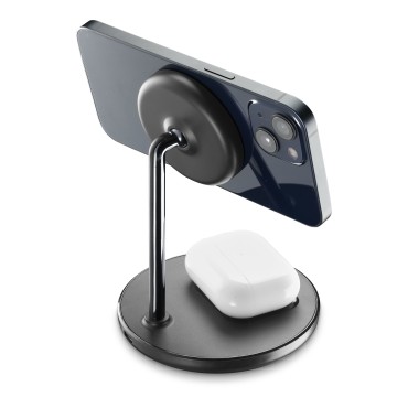 CELLULARLINE MAGSAFE İKİLİ KABLOSUZ ŞARJ STANDI