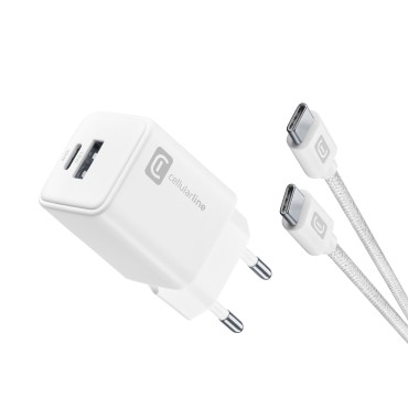 CELLULARLINE 30W ÇİFT PORT ŞARJ KİTİ