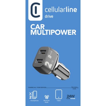 Cellularline Çift Girişli Araç Şarjı