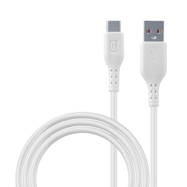 Cellularline USB Şarj + Data Kablo SC - USB-C HUAWEI SUPERCHARGE 480 Mbps Beyaz
